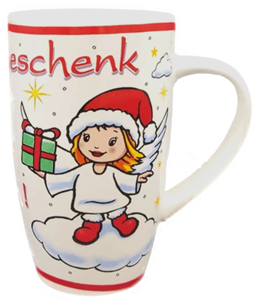 Cepewa Weihnachtstasse gemustert - Bild 1
