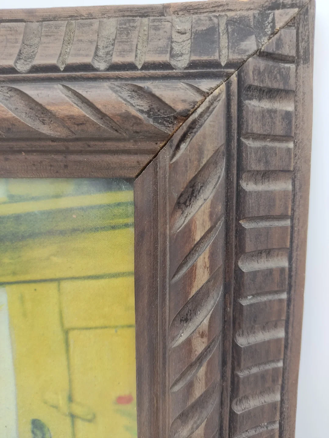 Altes Bild Landhausstil Holzrahmen Mit Patina | Leporello – Bild 5