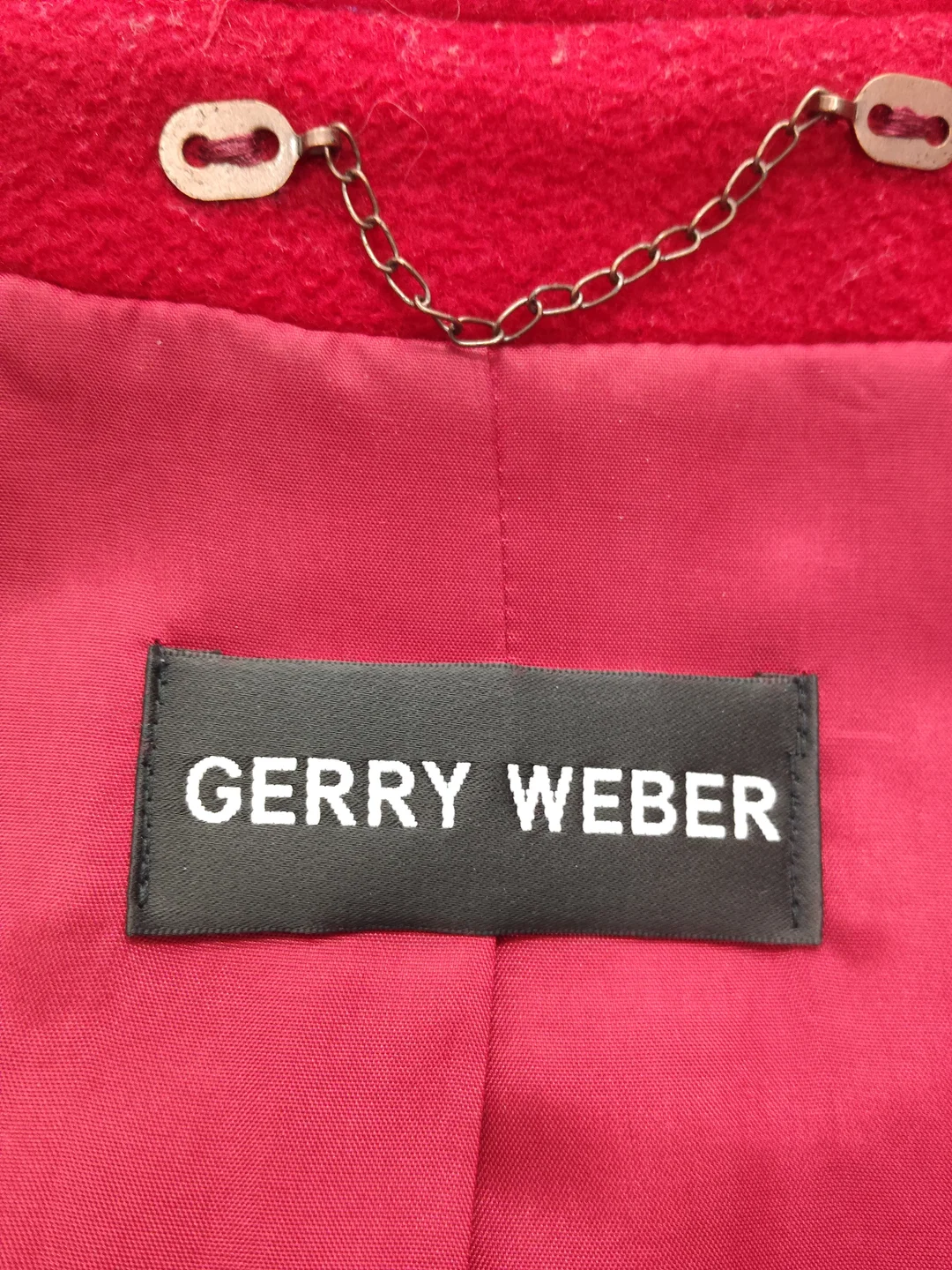 Damenmantel Gerry Weber Rot, Baumwolle | Zeitloser Klassiker – Bild 4