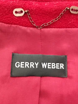 Damenmantel Gerry Weber Rot, Baumwolle | Zeitloser Klassiker – Vorschau 4