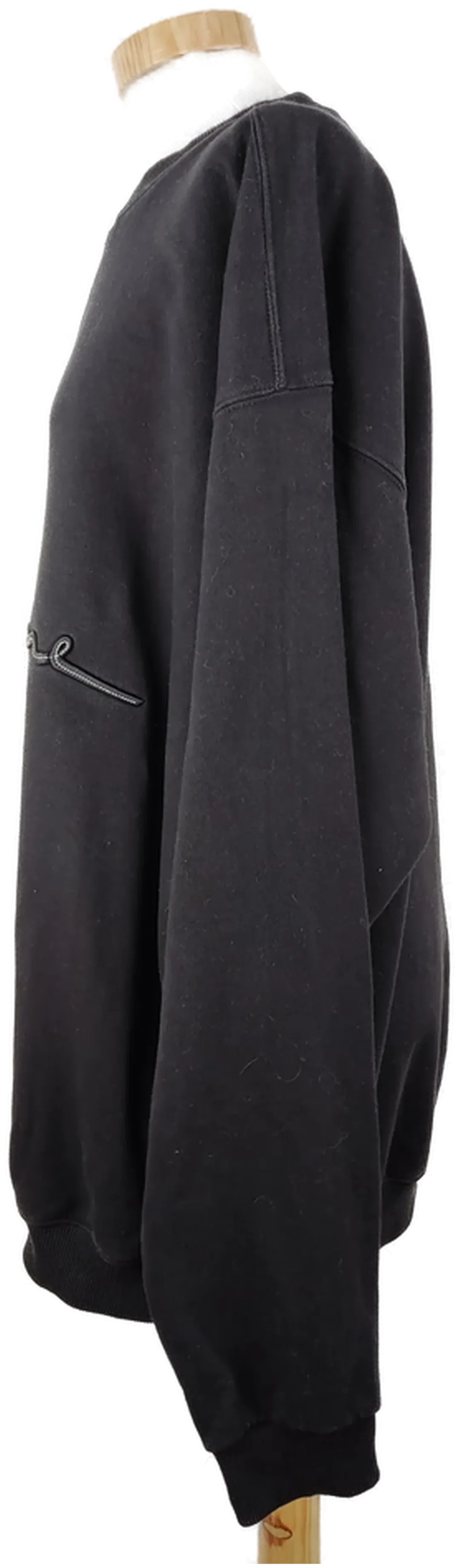 Pullover "Page One", schwarz mit Aufdruck, Größe XL – Bild 2