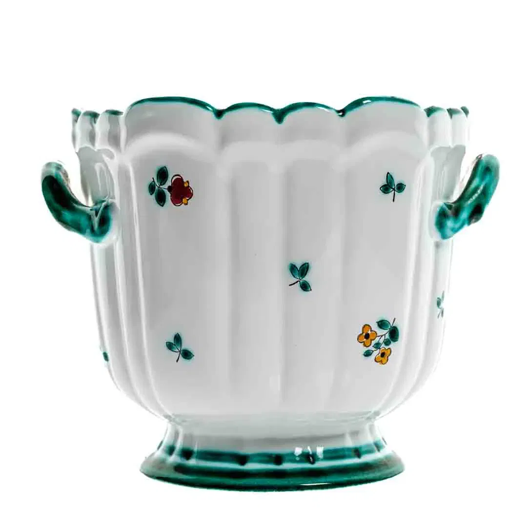 Gmundner Keramik Topf mit Streublumenmuster - Bild 4