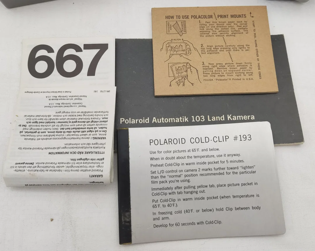 Polaroid Land Camera Automaic 103 – Bild 7