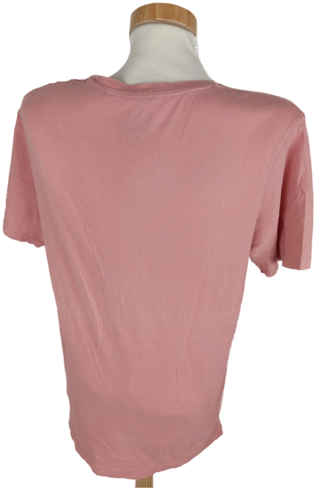 T-Shirt "Jack&Jones", kurzarm mit Rundhalsausschnitt, rosa mit Aufdruck , Größe M – Bild 4