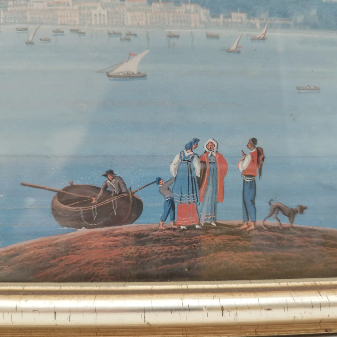 Bild einer Meeresansicht von R. Hee - 1979 / Eingerahmt – Bild 2