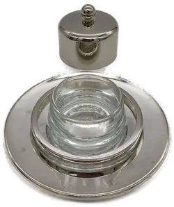 Kaviar-/Butter-/Marmeladebehälter mit Haube und Streichmesser - Bild 2