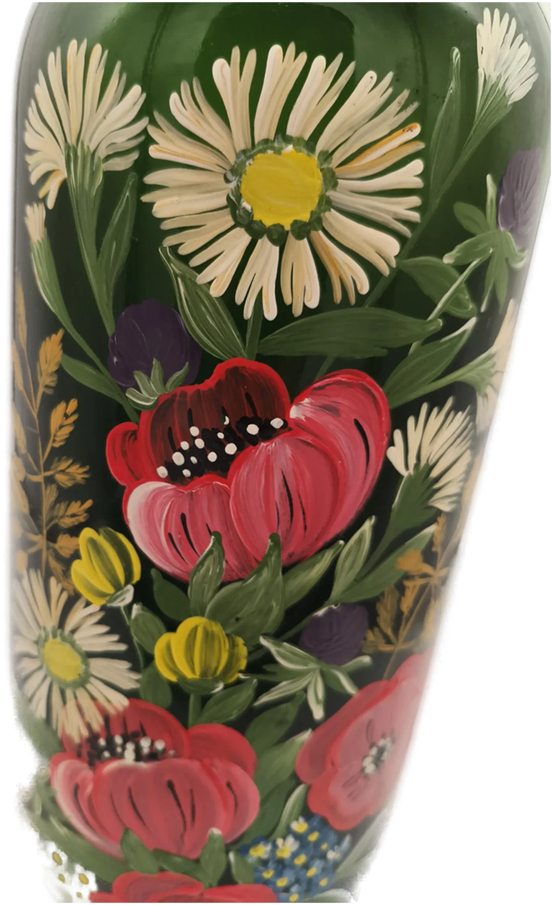 Handbemalte Weinflasche Geschenk – Bild 2