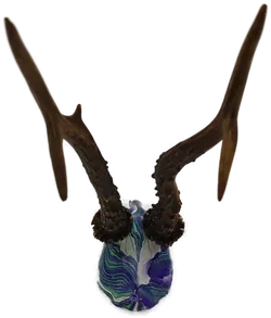 Krickerl marmoriert blau grün - Bild 2