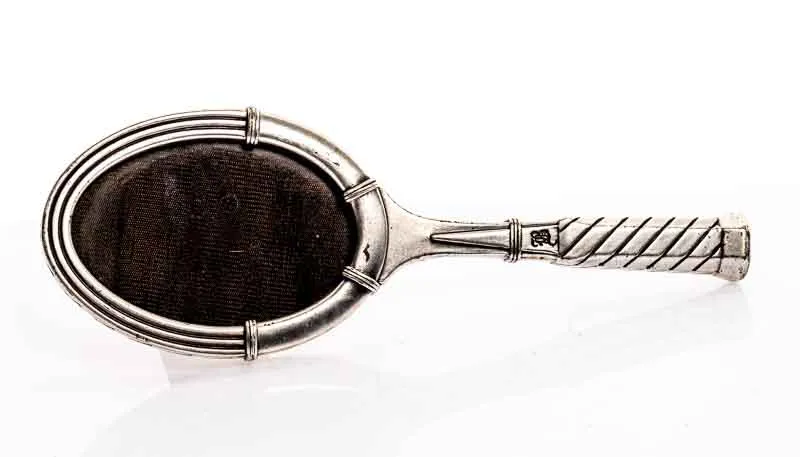 Bilderrahmen Tennisschläger, versilbert - Bild 1