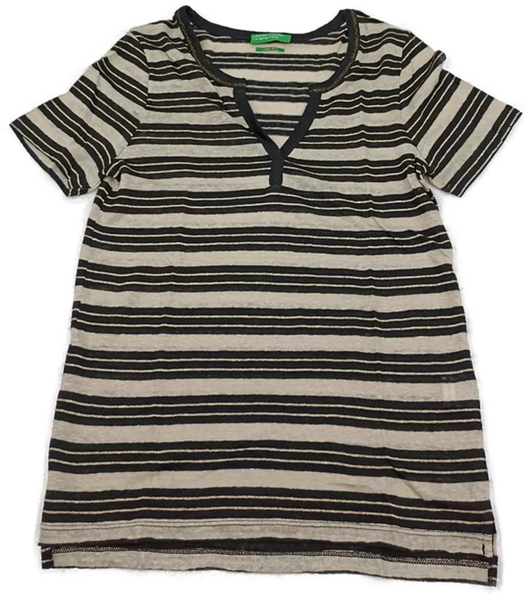 United Colors of Benetton Kindershirt schwarz/weiß Gr. XS/ECH - Bild 4