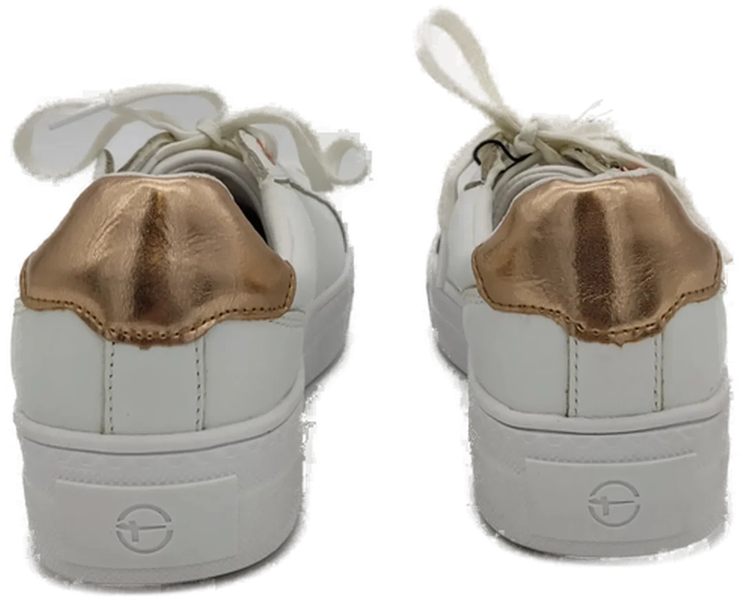 Tamaris Damen Sneaker weiß/rosegold – Bild 3