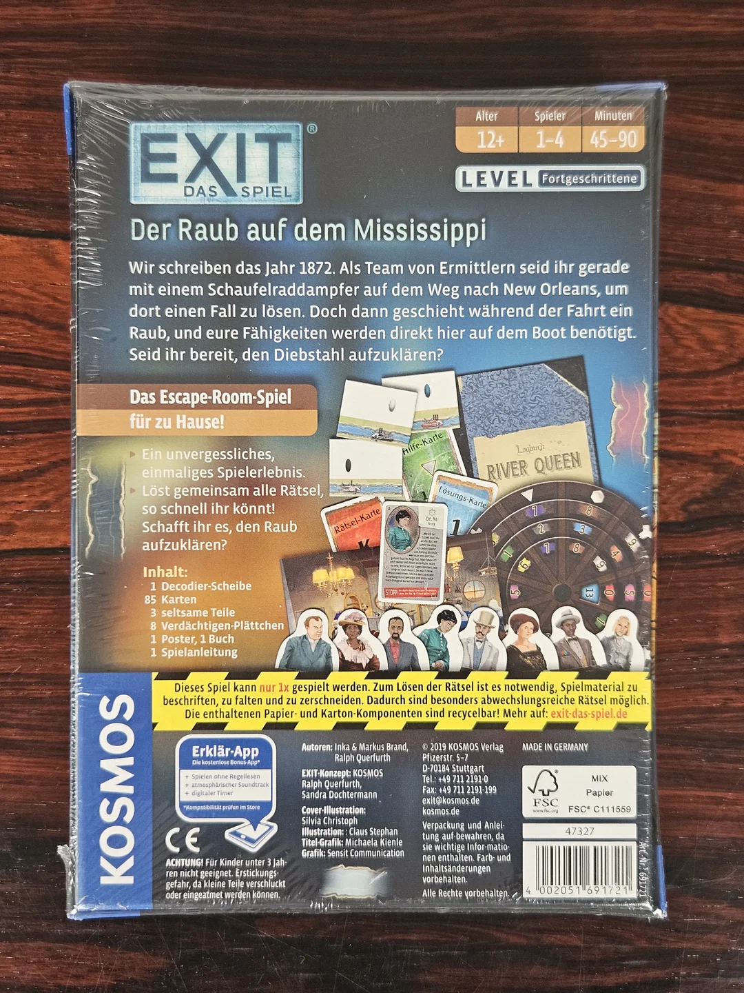 EXIT Das Spiel - Der Raub auf dem Mississippi - Gesellschaftsspiel - Kosmos – Bild 3
