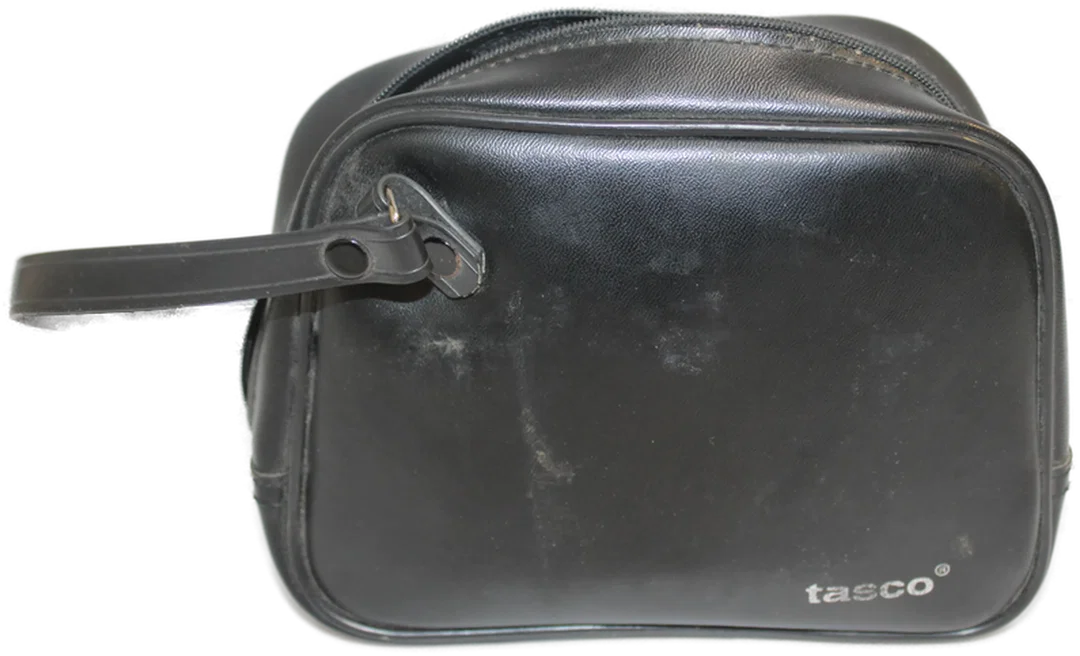 Tasco Fernglas 8x30 mit schwarzer Ledertasche – Bild 4