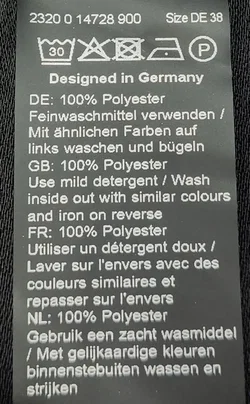 Hallhuber Damenkleid mit Raffung schwarz Gr. M - Bild 4
