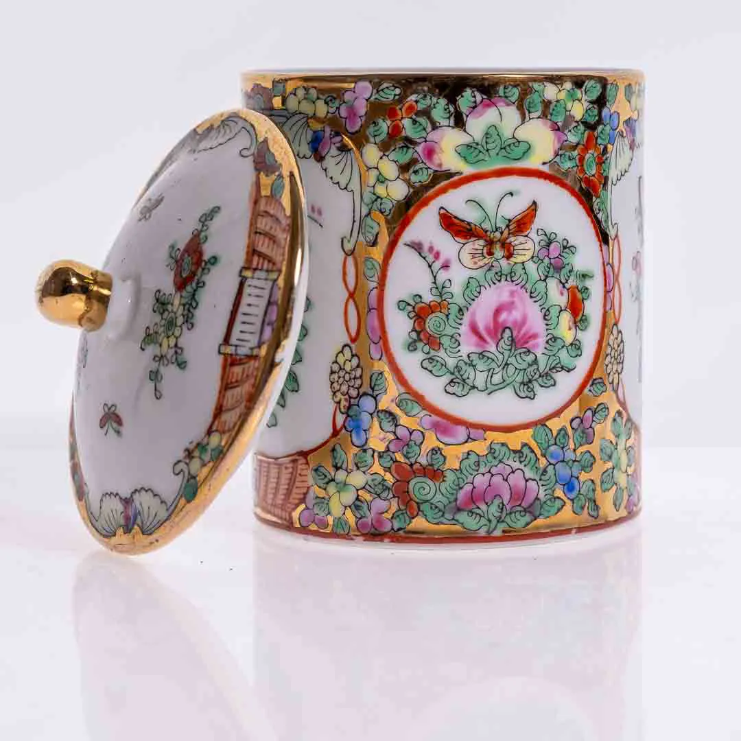 Teetasse mit Deckel - Handmade in China – Bild 2
