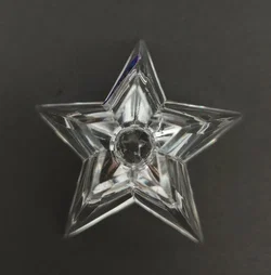 Sternförmiger Thomas Rosenthal Bleikristall Kerzenständer - Made in Germany – Vorschau 4