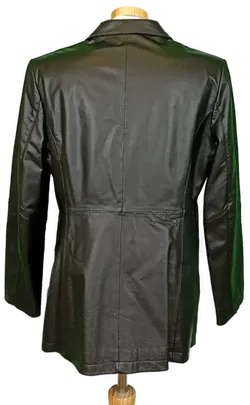 Fabiani Herren Leder Jacke schwarz Gr. 44 - Bild 2