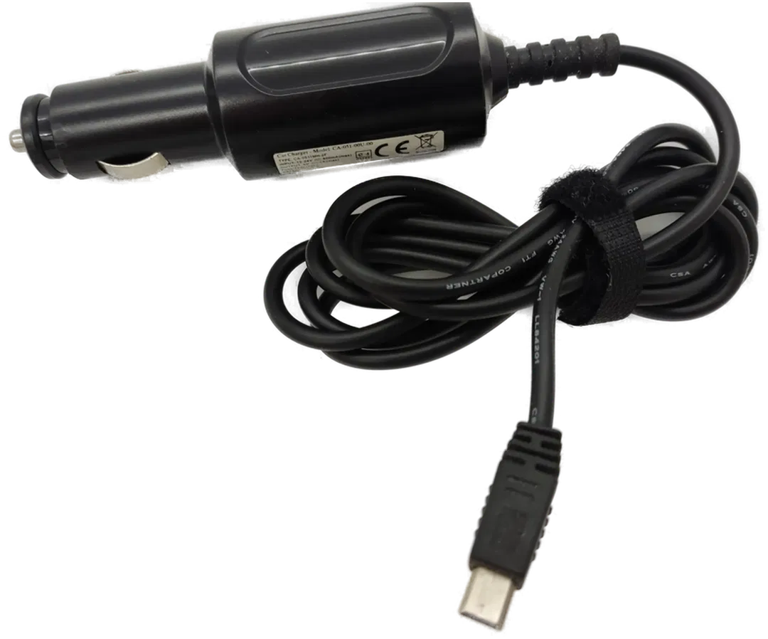 Kfz-Ladekabel Schwarz  Type: CA-0511MH-2F Mini USB - Bild 1