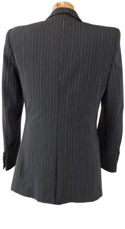 CLOCKHOUSE Herrensakko schwarz gestreift - 46 - Bild 4