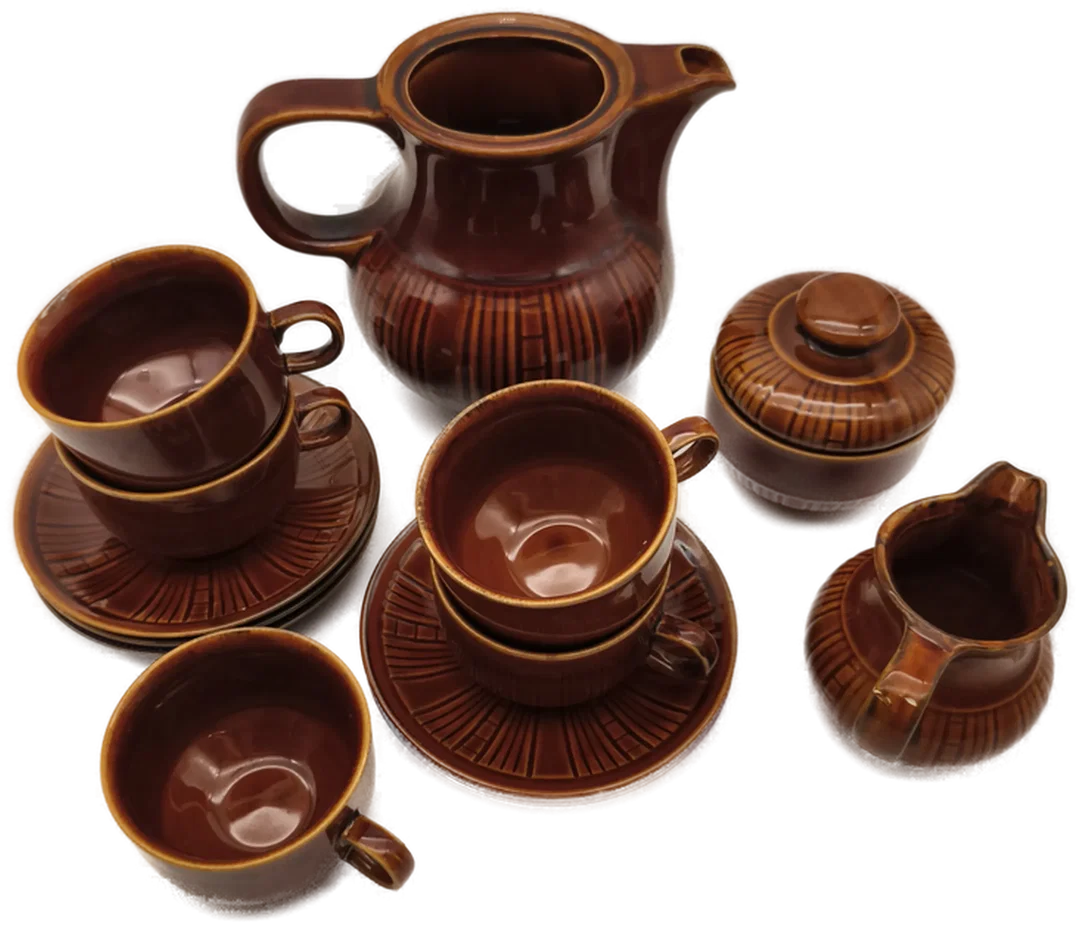 Colditz, Kaffeegeschirr Keramik, Vintage – Bild 2