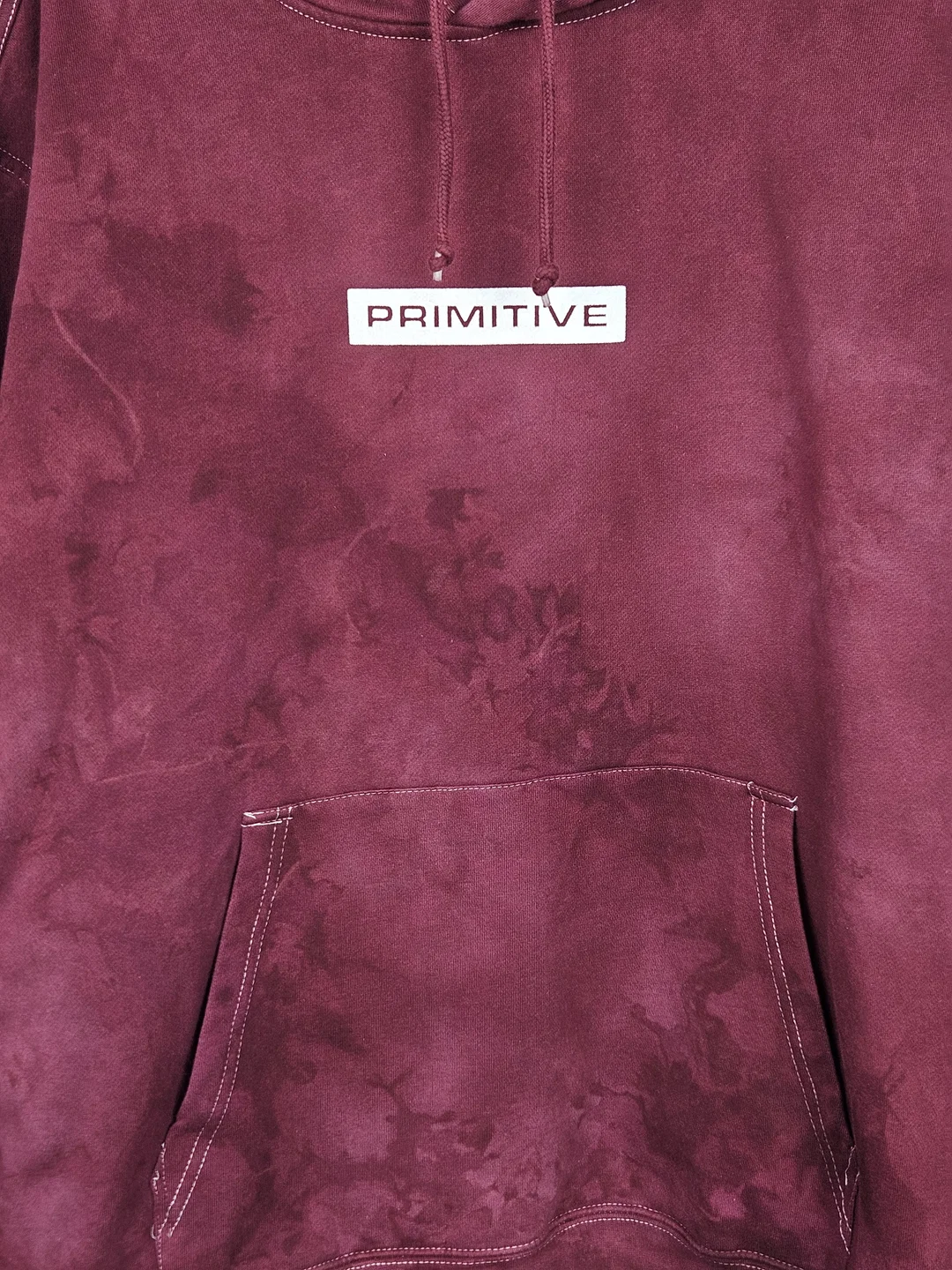 Primitive Skateboarding Herren Hoodie, rot - Gr. M – Bild 3