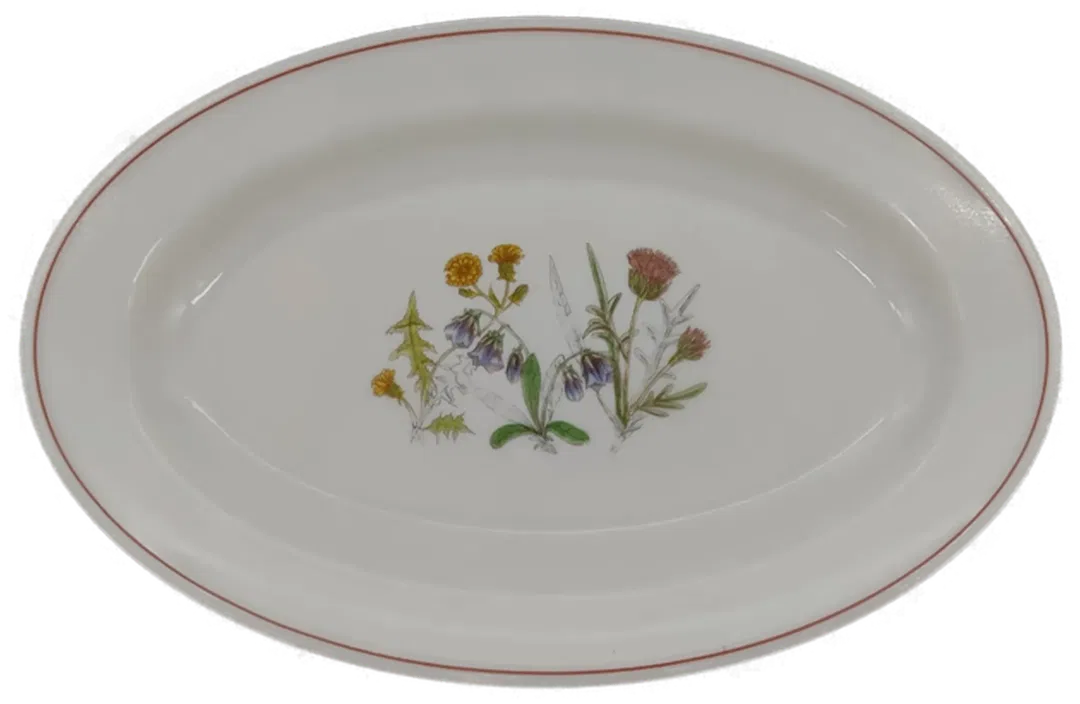 Arcopal Servierplatte mit Blumenmotiv - Bild 1