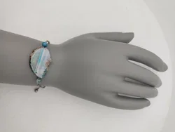 COCCINELLE Gliederkette-Armband mit Achat-Anhänger in Schachtel | Italienischer Chic – Vorschau 9