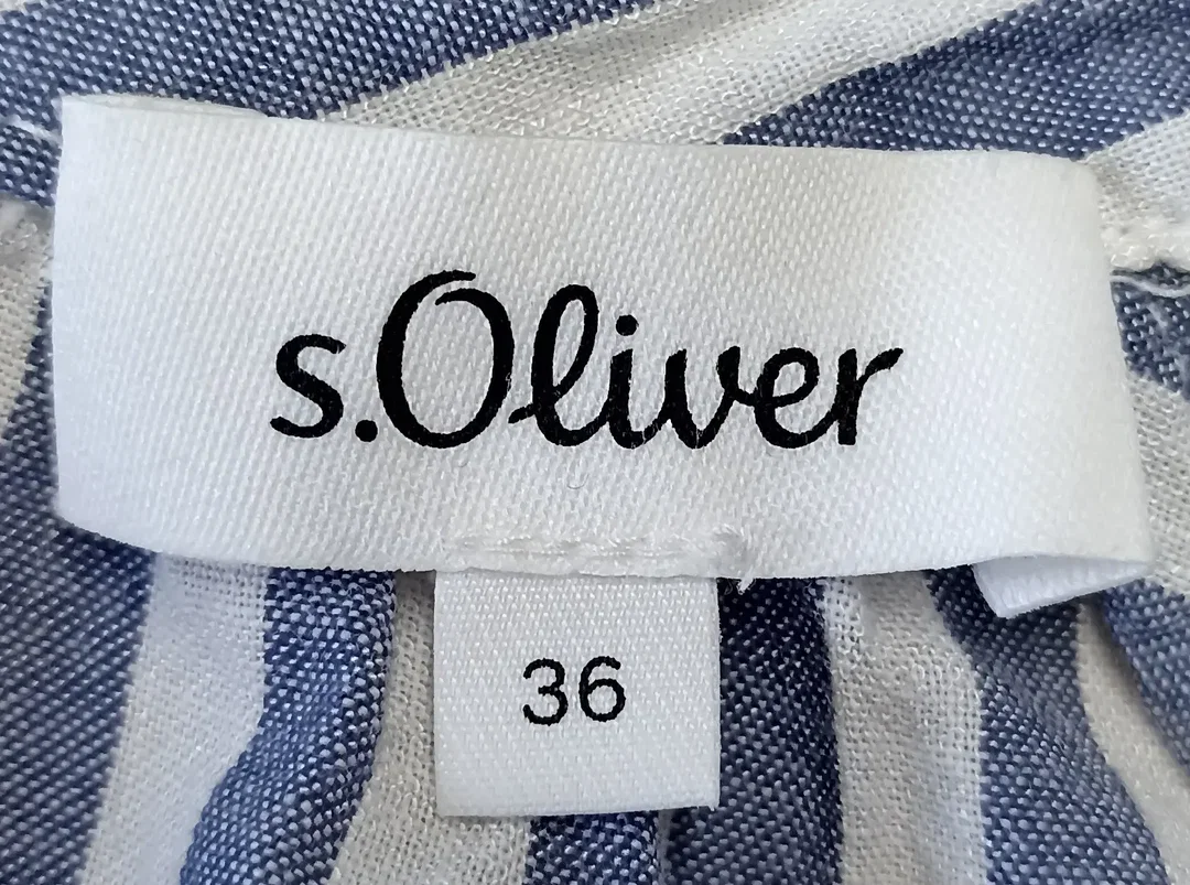 s.Oliver Damenbluse gestreift Gr. S – Bild 3