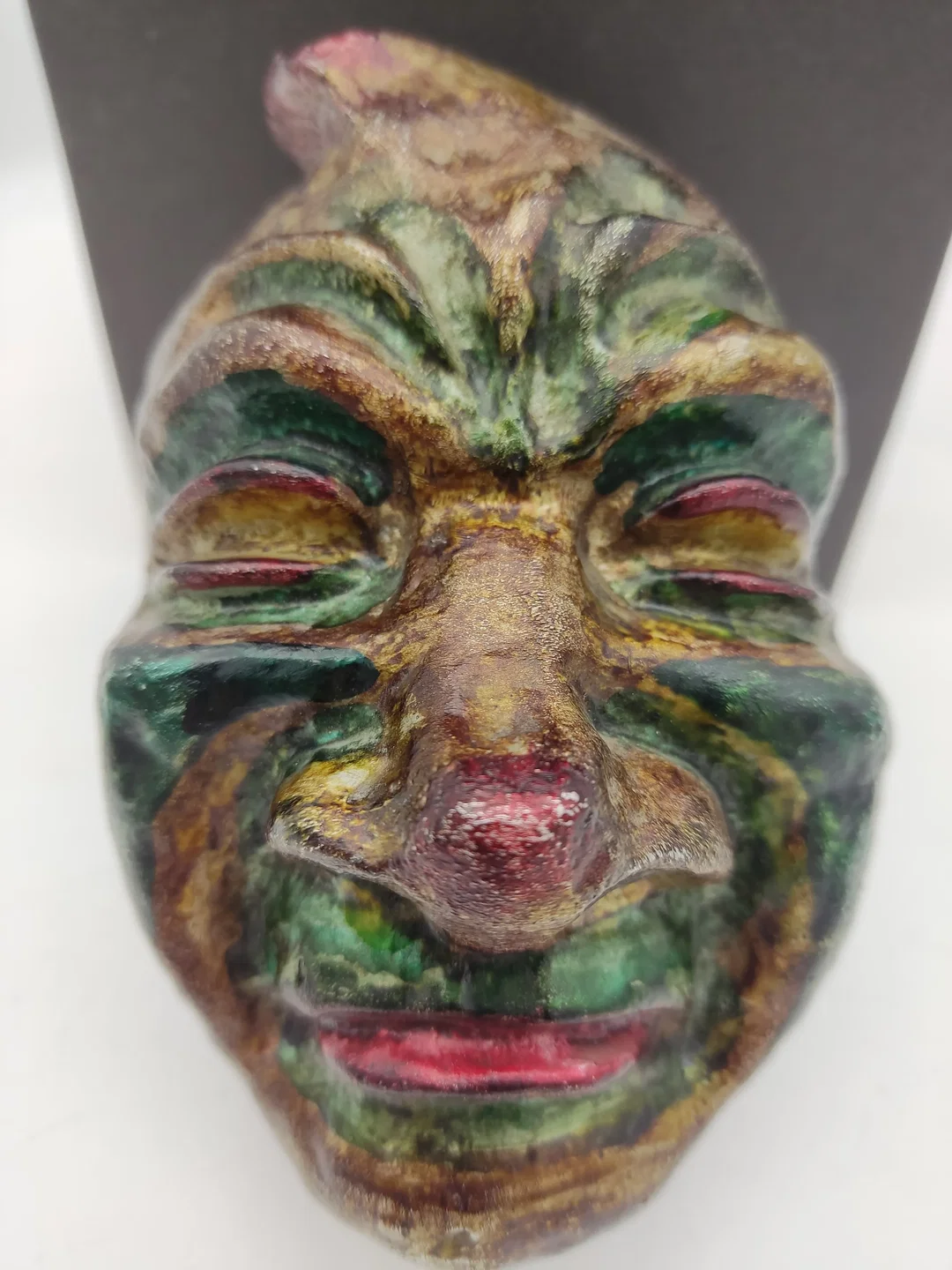 Kleine Metallmaske Wanddeko | Ethno-Charme - Bild 1