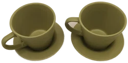 Ikea, 2 Stk. Kaffeetassen grün - Bild 2