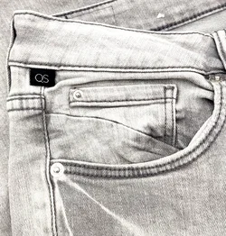 QS by s. oliver Herrenjeans, grau - Gr. 56 - Bild 3