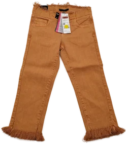 Orange Sisley Kinderhosen - Gr. 120cm / 98% Baumwolle - Bild 2