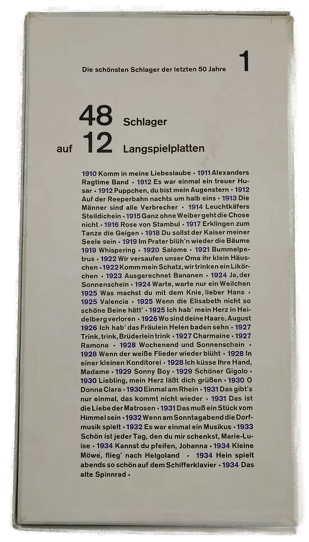 Bertelsmann Schallplattensammlung 1910-1934 – Bild 2