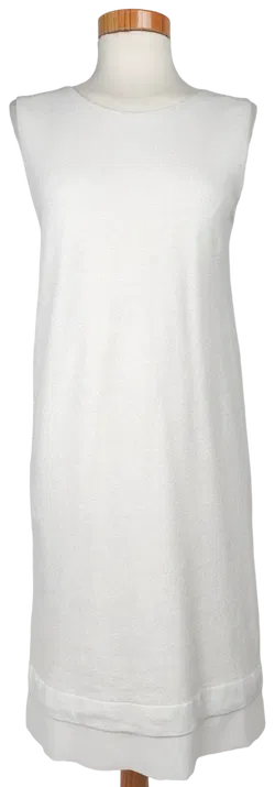 Esprit Damen Midikleid, weiß/silber - Gr. S - Bild 1