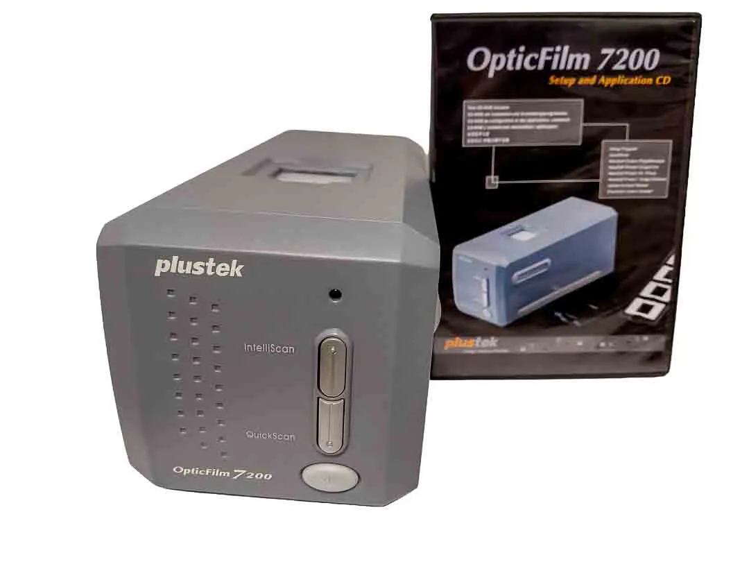 Plustek OpticFilm 7200 Dia- und Negativscanner mit Originalkarton – Bild 1