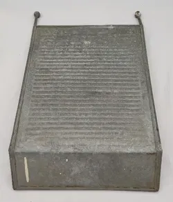 Altes Waschbrett Zinkblech - Bild 2