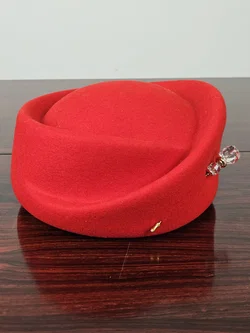 Hutkönig Regensburg Damen Wollhut, rot  - Bild 2