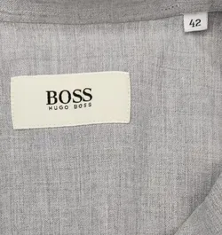 Boss Herren Hemd grau Gr. 42 - Bild 4