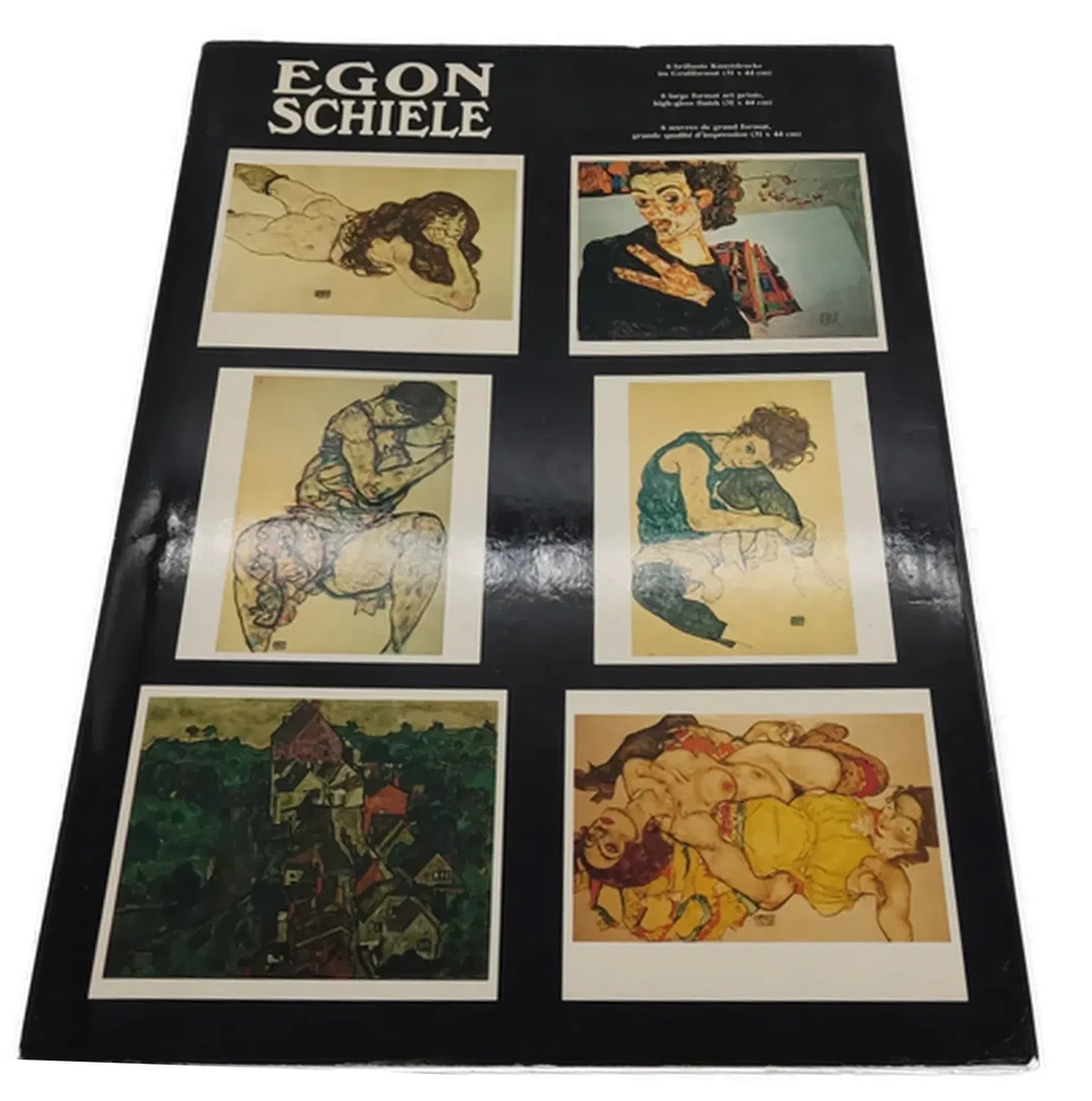 Kunstdruckmappe mit 12 Kunstdrucke 5 von Egon Schiele 4 von Keith Haring – Bild 2