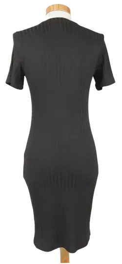 Primark Damen Kleid gerippt, schwarz - Gr. XS - Bild 2