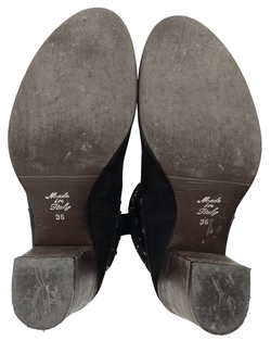 Damen Stiefletten Made in Italy, schwarz - Gr. 36 - Bild 5