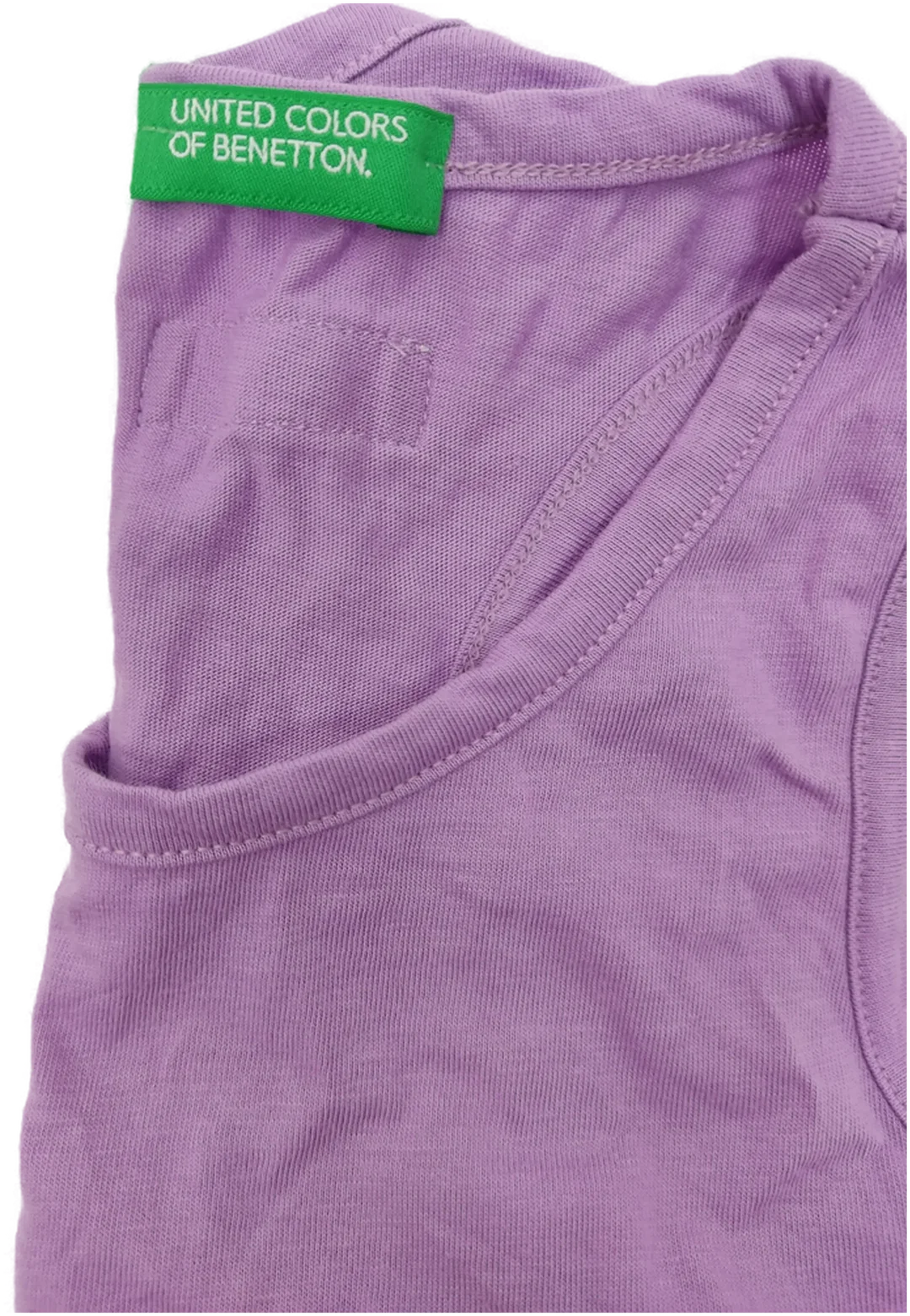 Benetton Kinder Shirt lila Gr. S/6 Jahre – Bild 3