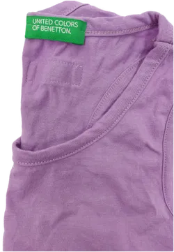 Benetton Kinder Shirt lila Gr. S/6 Jahre - Bild 3