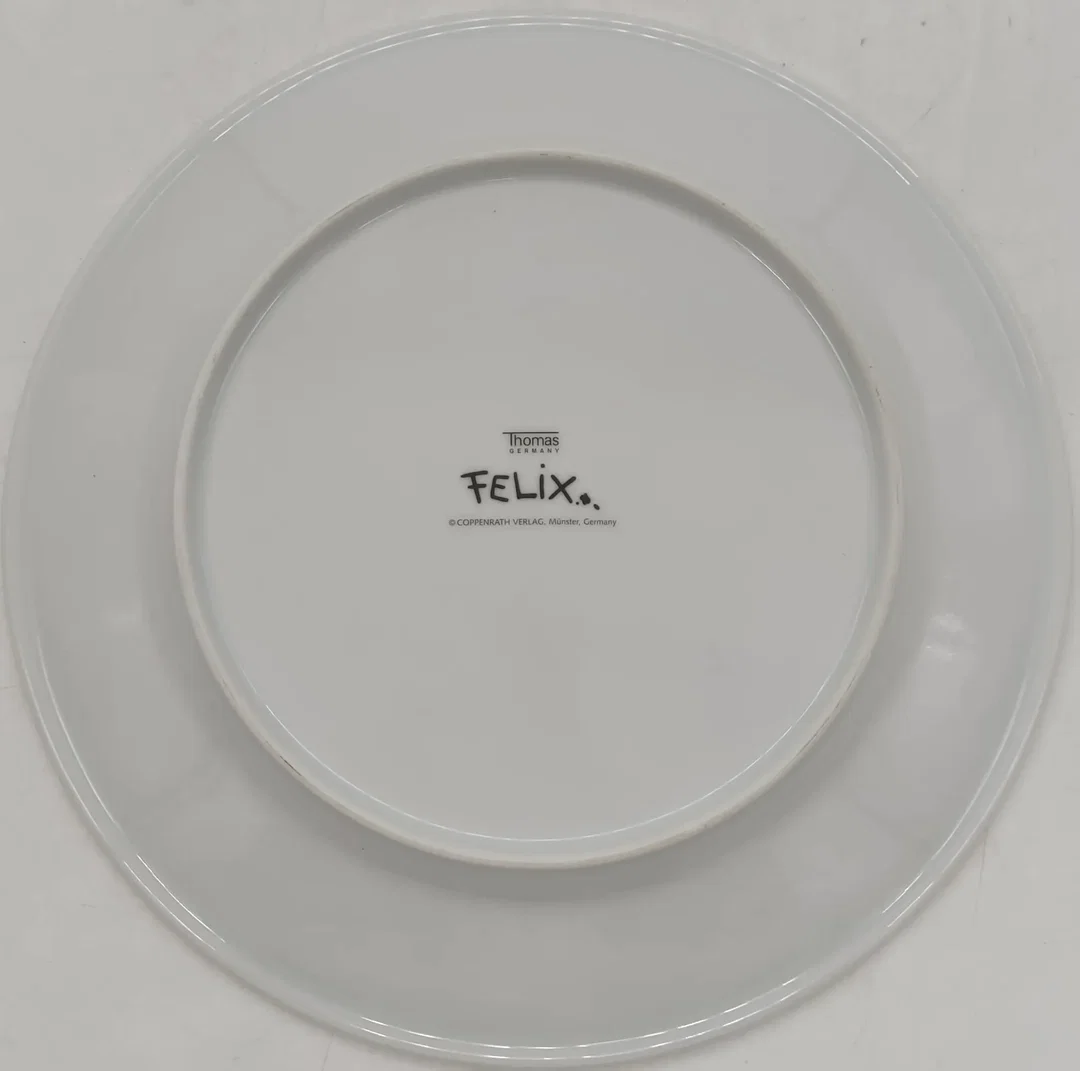 Felix Thomas Rosenthal group Suppenteller ca 23,5cm und Speiseteller ca 26cm mit Comic Hase Koch – Bild 5