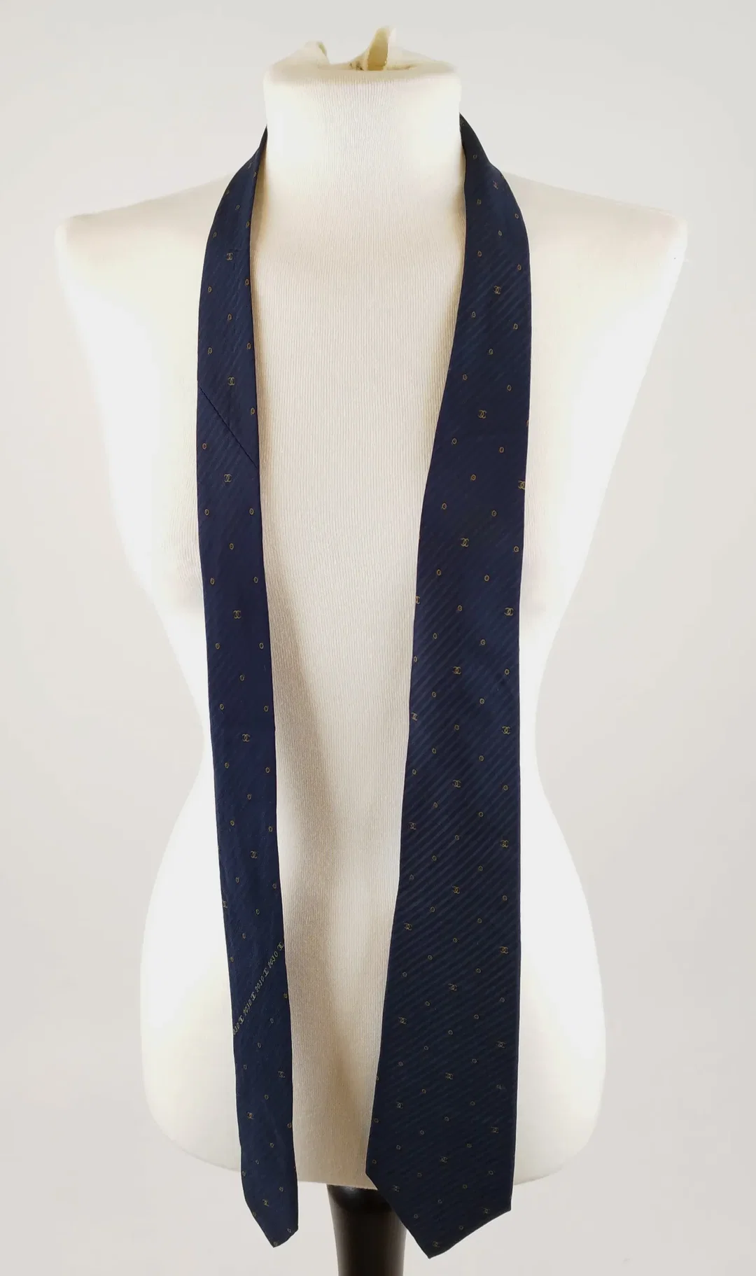 Chanel Paris Krawatte - bemustert / 144cm - Bild 4