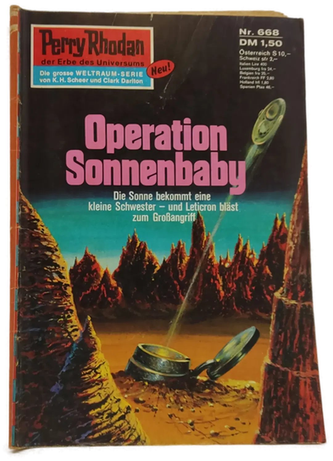  Romanheft Perry Rhodan Operation Sonnenbaby Erstauflage Nr.668 - Bild 1