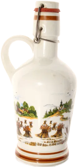 Rösler Keramikflasche „Slivowitz“ – Made in Bavaria, Handbemalt, Bauernmotiv - Bild 4