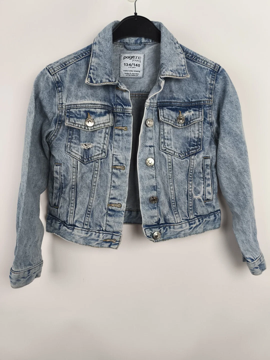 pageone, Jeansjacke Mädchen, Gr. 134-140 - Bild 1