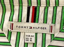 Tommy Hilfiger Damen Hemd grün/weiß Gr. XL - Bild 3