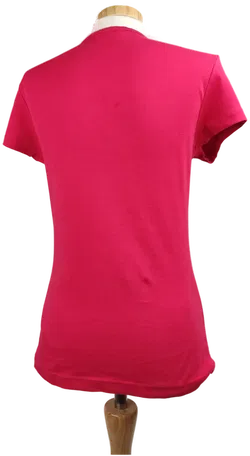 Esprit EDC Damen T-Shirt rot mit Aufdruck - XL/42 - Bild 2